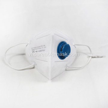 FFP3 NR Ear Loop Folded Mask Valved CE